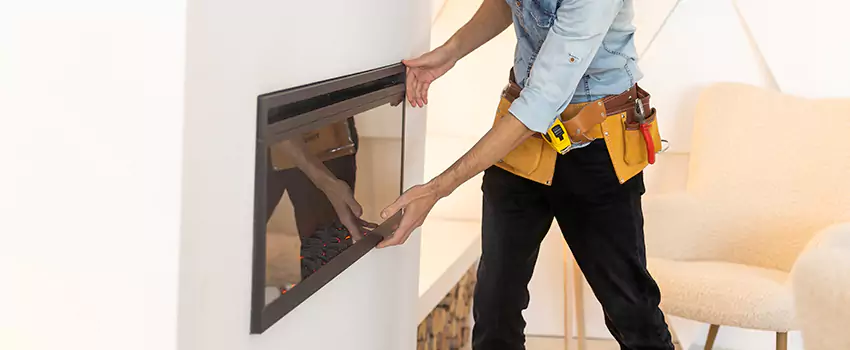 Metal Fireplace Installation in Apopka, Florida