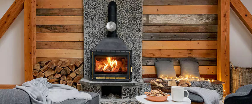 Thelin Hearth Products Direct Vent Gas Stove Fireplace Inspection in Apopka, Florida